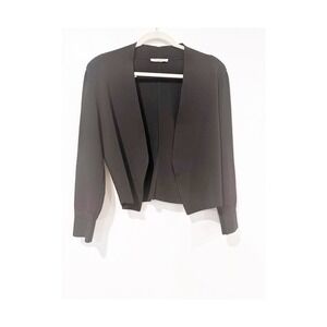 MM.LaFleur Sant Ambroeus Cardigan Black Open Front Jardigan Size M